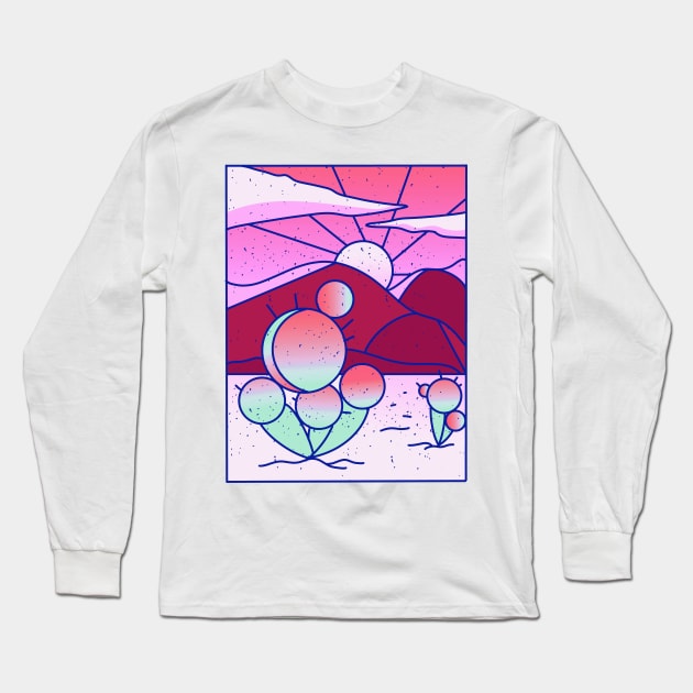 Desert Landscape Long Sleeve T-Shirt by aaallsmiles